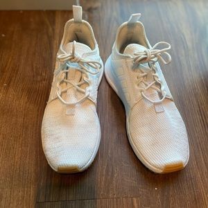 Adidas all white sneakers size 8